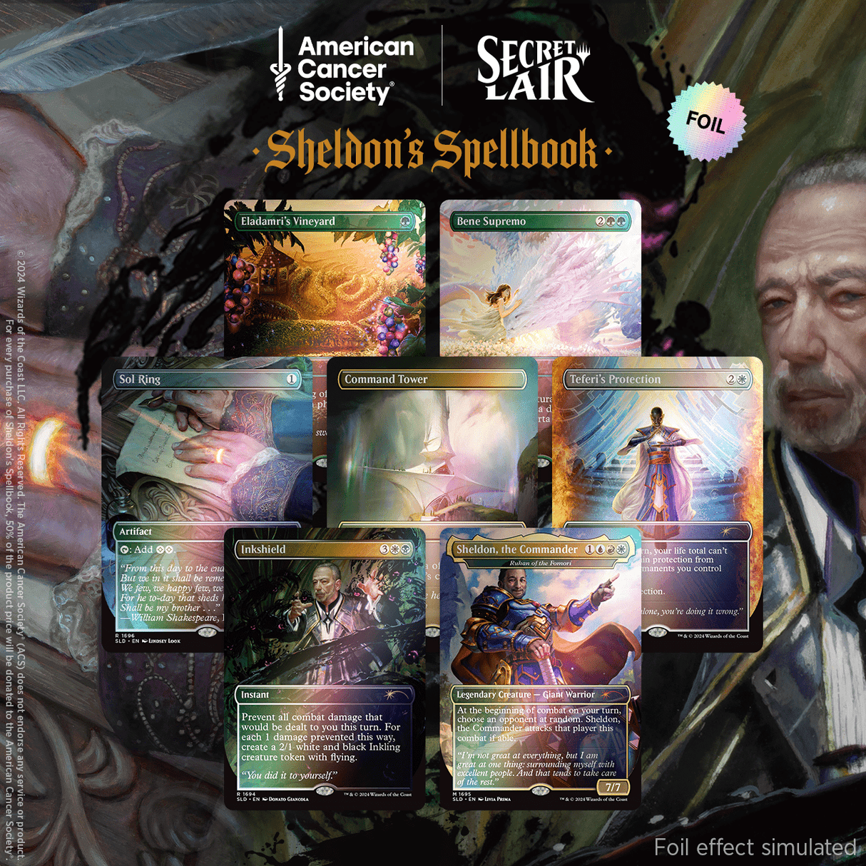 Secret Lair Drop: Secret Lair - Sheldon's Spellbook - Rainbow Edition [SLD]
