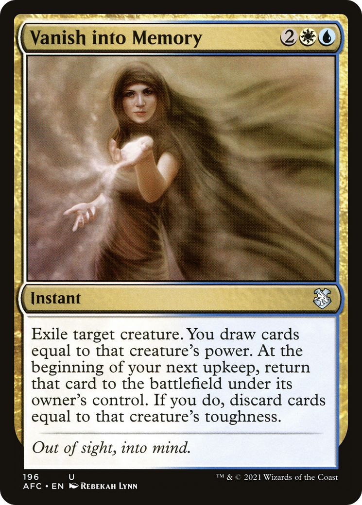 Vanish into Memory [AFC - 196]