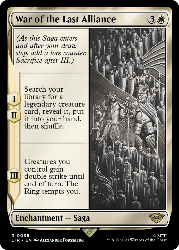 War of the Last Alliance [LTR - 36]