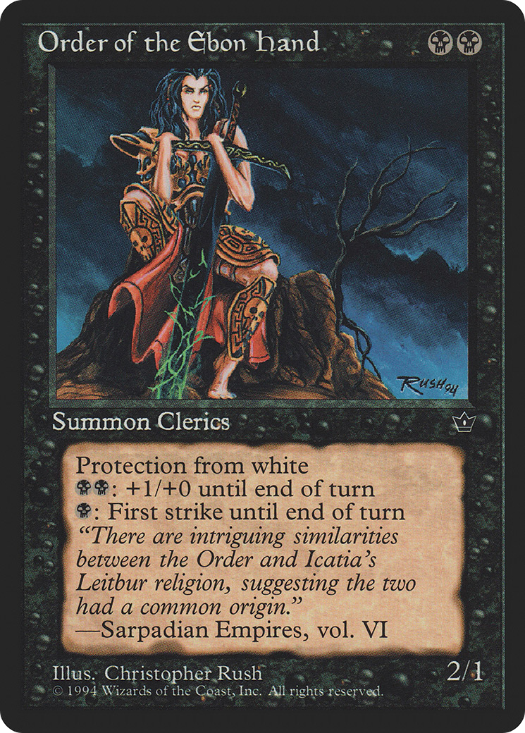 Order of the Ebon Hand (Rush) [FEM - N/A]