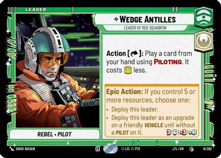 Wedge Antilles - Leader of Red Squadron [JTL - 008/262]