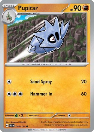 Pupitar 048/131  SV Prismatic Evolutions - Common