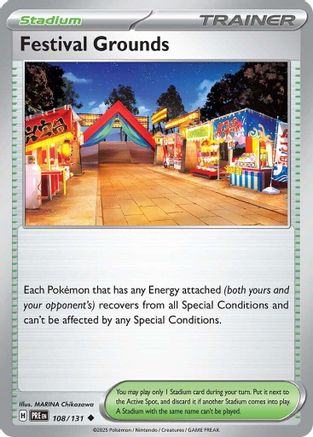Festival Grounds 108/131  SV Prismatic Evolutions - Uncommon