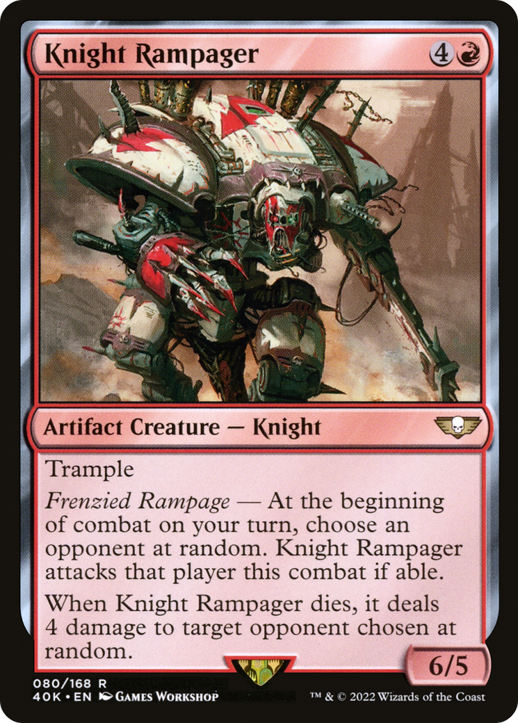 Knight Rampager [40K - 80]