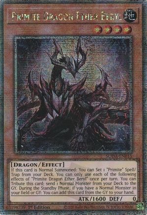 Primite Dragon Ether Beryl (Quarter Century Secret Rare) [SUDA - SUDA-EN015]