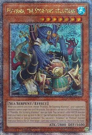 Poseidra, the Storming Atlantean (Quarter Century Secret Rare) [SUDA - SUDA-EN016]