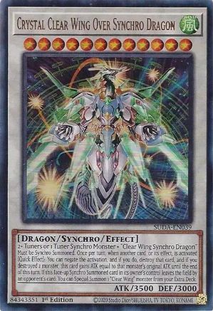 Crystal Clear Wing Over Synchro Dragon [SUDA - SUDA-EN039]