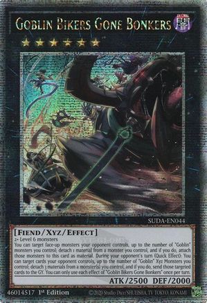 Goblin Bikers Gone Bonkers (Quarter Century Secret Rare) [SUDA - SUDA-EN044]