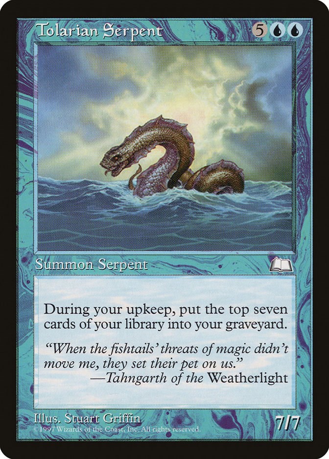 Tolarian Serpent [WTH - N/A]