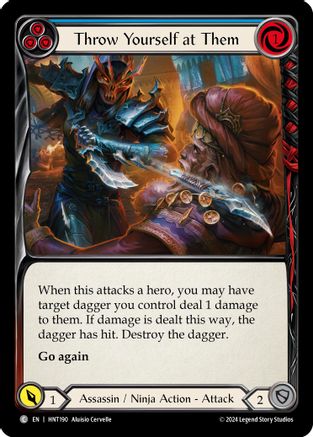 Throw Yourself at Them (Blue) (HNT190) - The Hunted