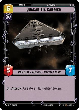 Quasar TIE Carrier [JTL - 243/262]