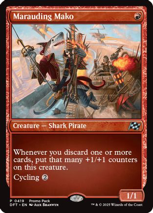 Marauding Mako (PPDFT-419) - Promo Pack: Aetherdrift Foil