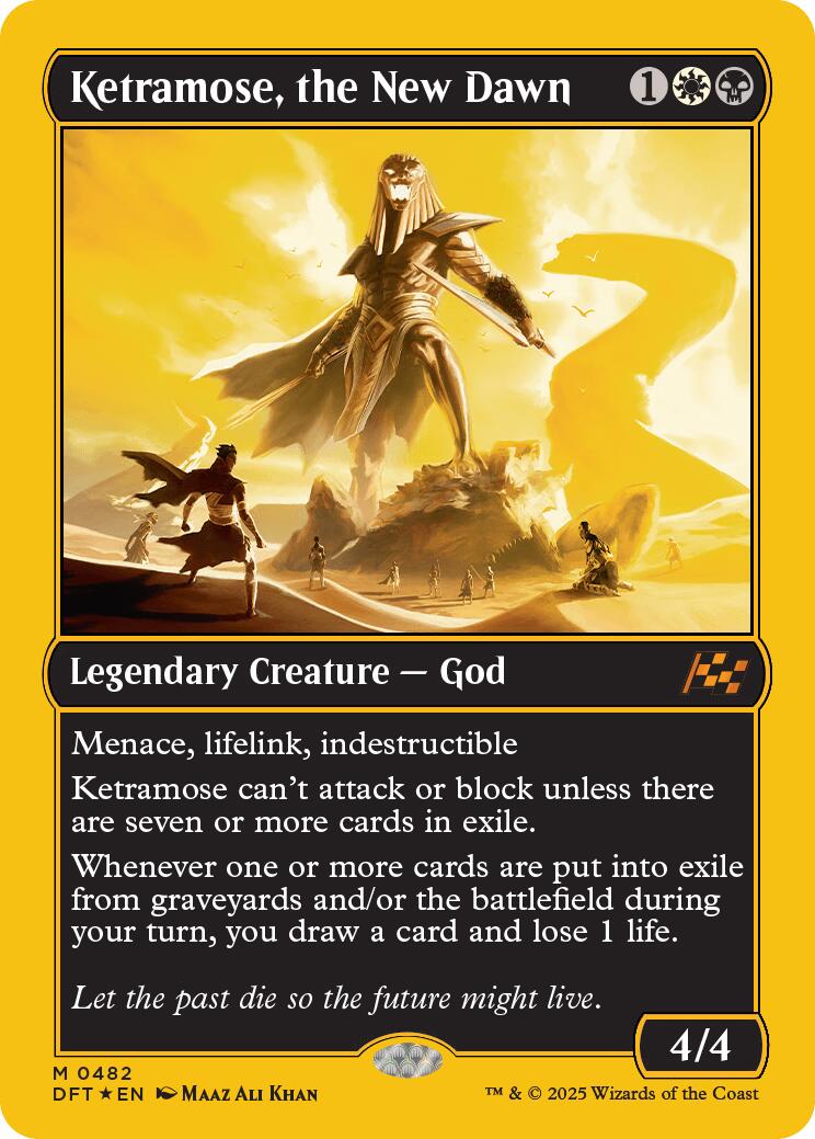 Ketramose, the New Dawn (First-Place Foil) [DFT - 482]