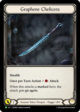 Graphene Chelicera - GEM008 (GEM008) - GEM Pack 1 Cold Foil