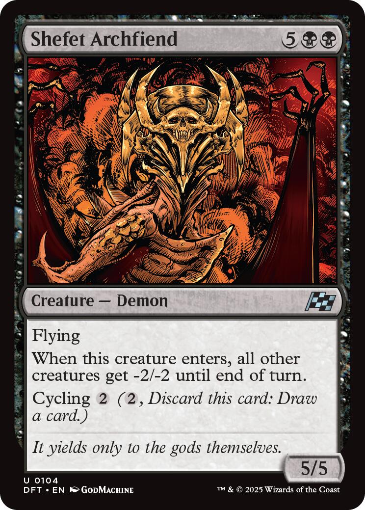 Shefet Archfiend [DFT - 104]