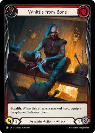 Whittle from Bone (Red) [GEM - GEM026]