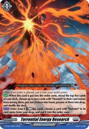 Torrential Energy Research (D-PR/733EN) - D Promo Cards