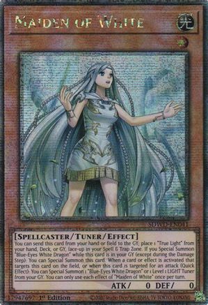 Maiden of White (Quarter Century Secret Rare) [SDWD - SDWD-EN041]