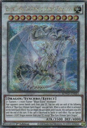 Blue-Eyes Ultimate Spirit Dragon (Quarter Century Secret Rare) [SDWD - SDWD-EN043]