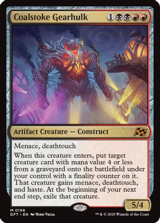 Coalstoke Gearhulk (PPDFT-198) - Promo Pack: Aetherdrift Foil
