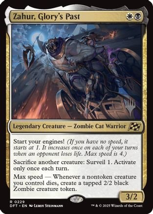 Zahur, Glory's Past (PPDFT-229) - Promo Pack: Aetherdrift Foil