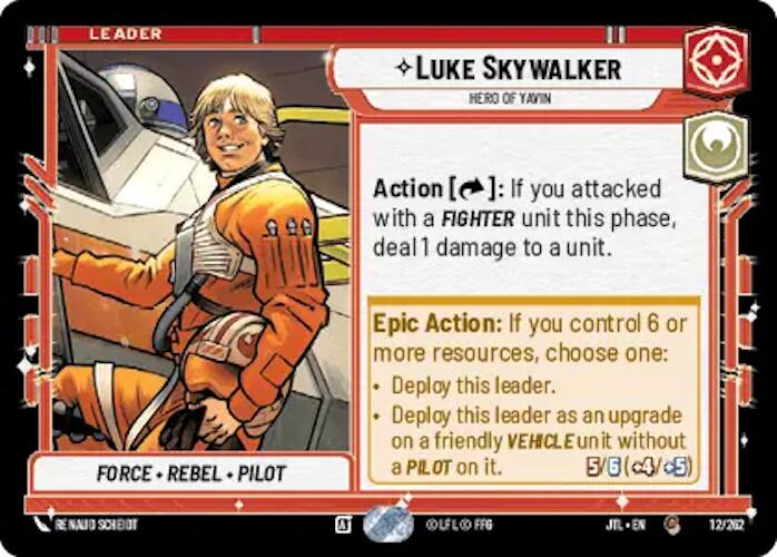 Luke Skywalker - Hero of Yavin [JTL - 012/262]