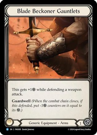 Blade Beckoner Gauntlets (FNG005) - Blitz Deck: The Hunted - Fang