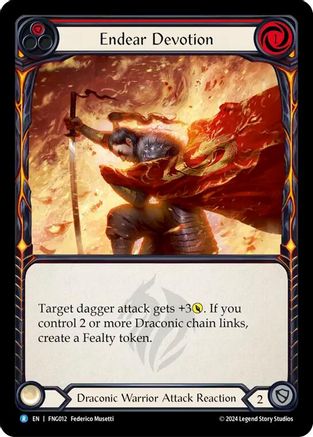 Endear Devotion (Red) (FNG012) - Blitz Deck: The Hunted - Fang