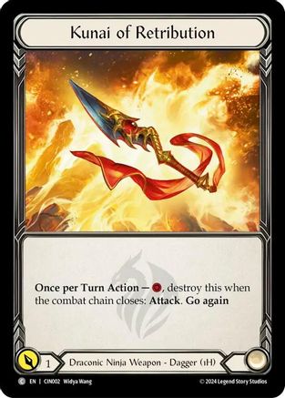 Kunai of Retribution (CIN002) - Blitz Deck: The Hunted - Cindra