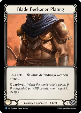Blade Beckoner Plating (CIN004) - Blitz Deck: The Hunted - Cindra