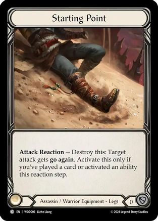 Starting Point (WOD006) - Blitz Deck: The Hunted - Arakni, Web of Deceit