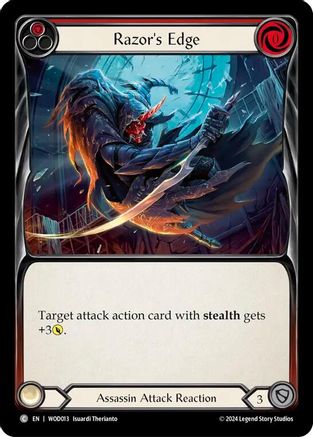 Razor's Edge (Red) (WOD013) - Blitz Deck: The Hunted - Arakni, Web of Deceit