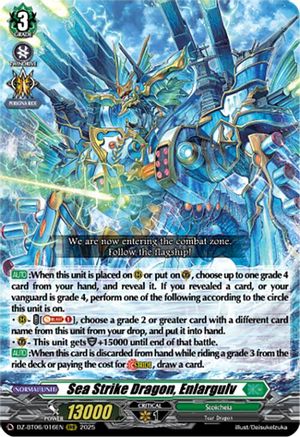 Sea Strike Dragon, Enlargulv [DZ-BT06 - DZ-BT06/016EN]