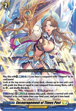 Encouragement of Times Past (DZ-BT06/038EN) - DZ-BT06: Generation Dragenesis