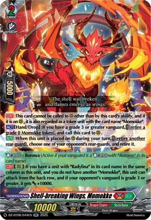 Shell-breaking Wings, Momokke (DZ-BT06/044EN) - DZ-BT06: Generation Dragenesis