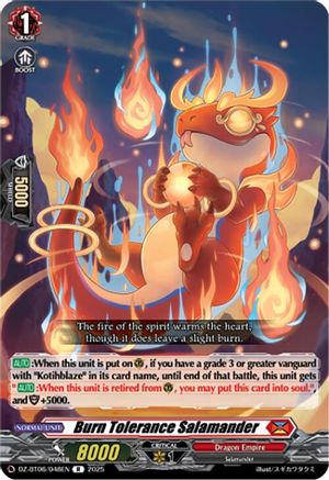 Burn Tolerance Salamander [DZ-BT06 - DZ-BT06/048EN]