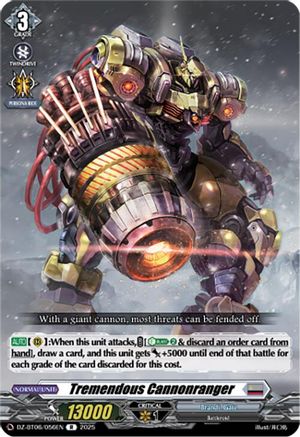 Tremendous Cannonranger [DZ-BT06 - DZ-BT06/056EN]
