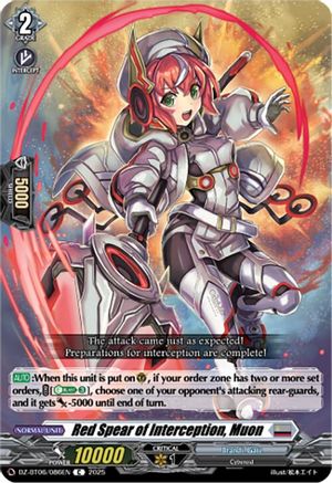 Red Spear of Interception, Muon [DZ-BT06 - DZ-BT06/086EN]