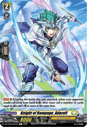Knight of Rampage, Adarolf [DZ-BT06 - DZ-BT06/094EN]