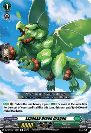 Expanse Green Dragon [DZ-BT06 - DZ-BT06/104EN]
