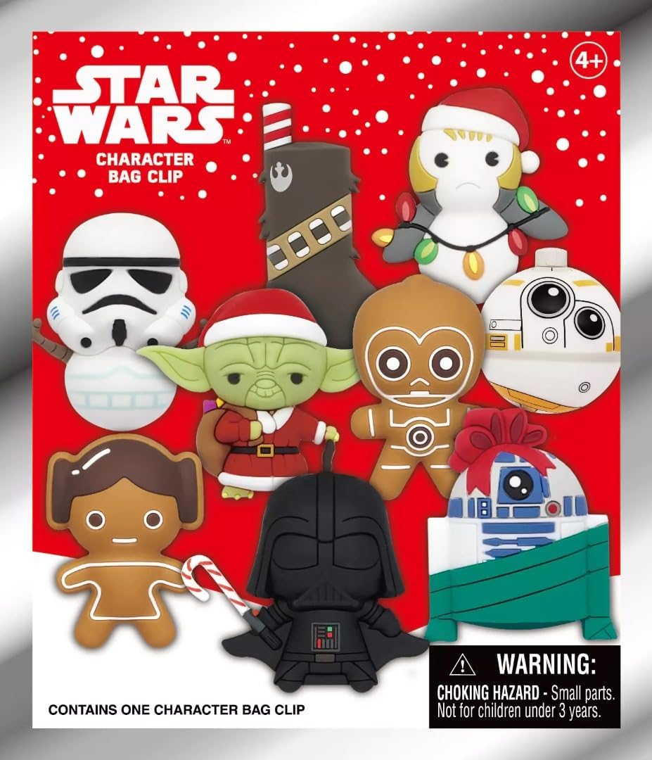 Star Wars Christmas Character Bag Clips