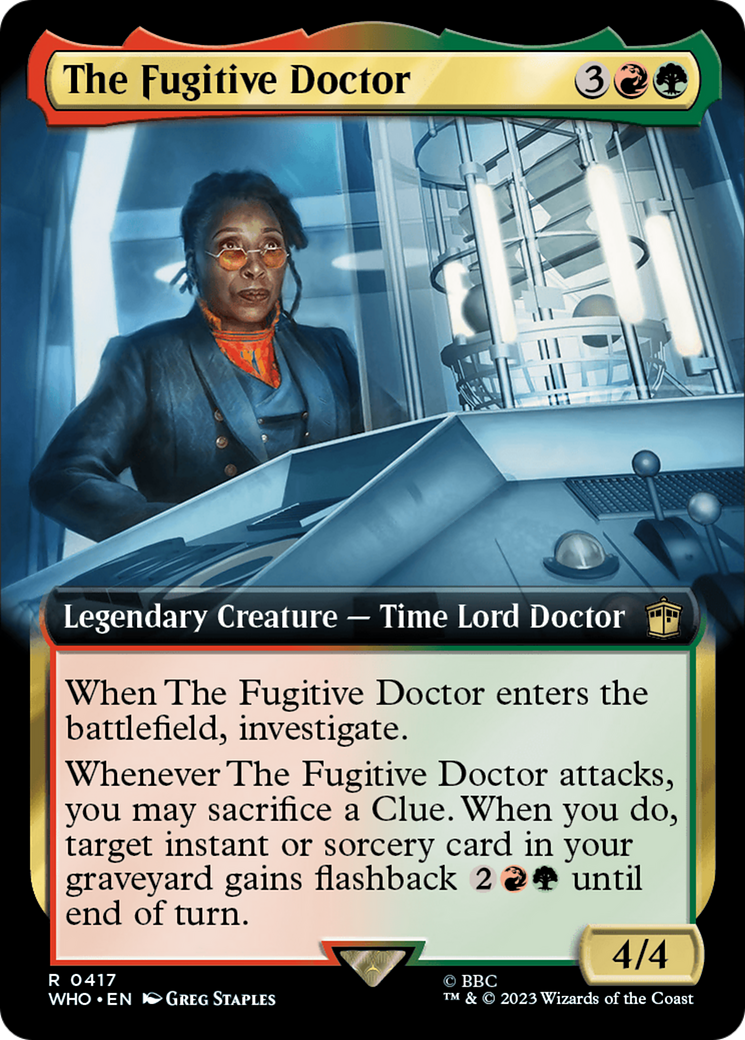 The Fugitive Doctor (Extended Art) (WHO-417) - Doctor Who: (Extended Art)