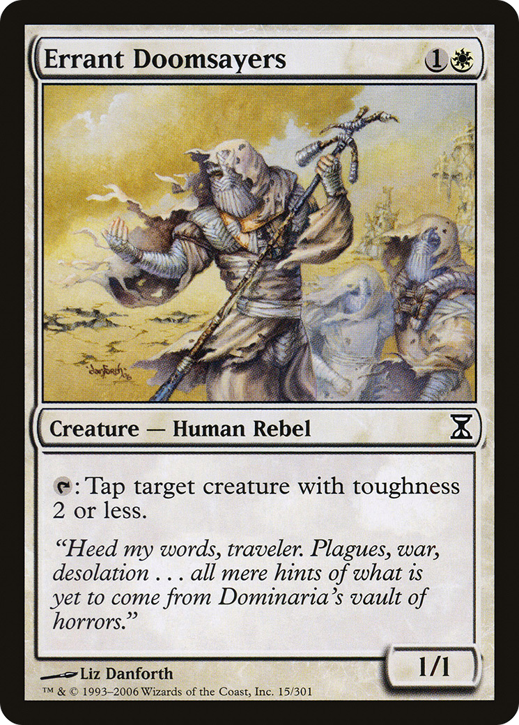 Errant Doomsayers (TSP-015) - Time Spiral Foil