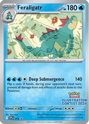 Feraligatr - 213 (Illustration Contest 2024) [SVP - 213]