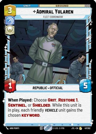 Admiral Yularen - Fleet Coordinator [JTL - 047/262]