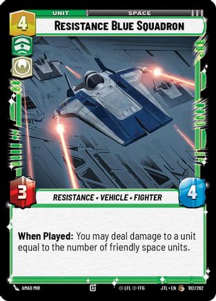Resistance Blue Squadron [JTL - 102/262]