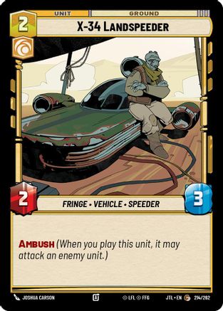 X-34 Landspeeder [JTL - 214/262]