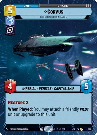 Corvus - Inferno Squadron Raider (Hyperspace) [JTL - 300]