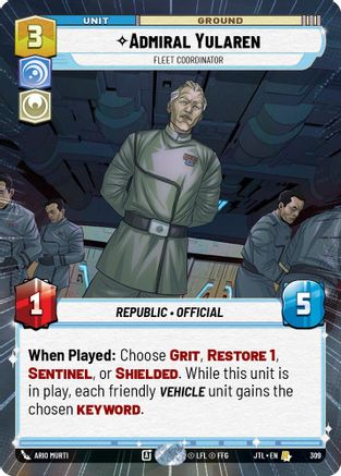 Admiral Yularen - Fleet Coordinator (Hyperspace) [JTL - 309]