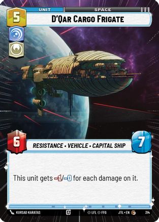 D'Qar Cargo Frigate (Hyperspace) [JTL - 314]